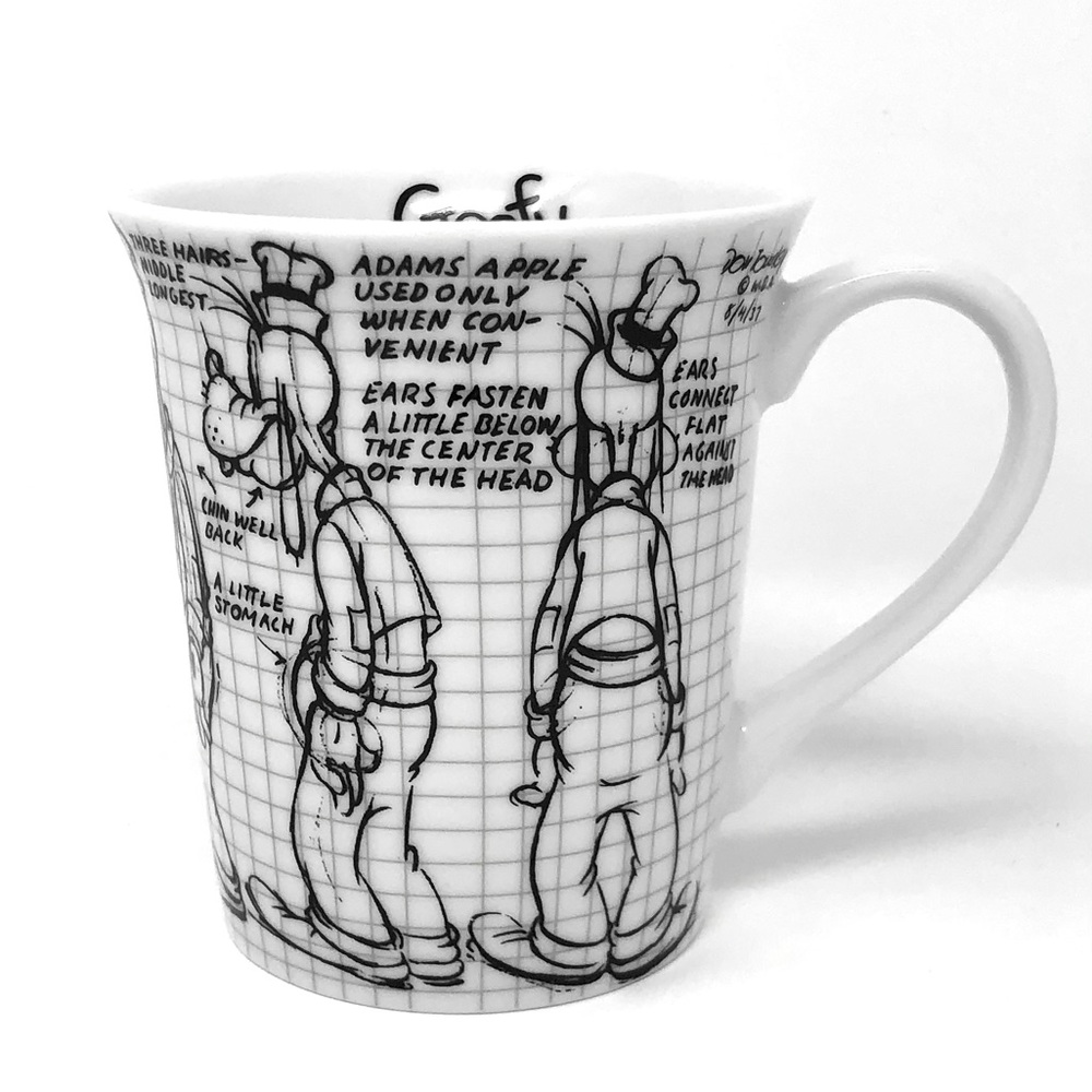 NEW DISNEY Sketchbook Goofy Mug, 12 oz